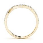 Curverd Wedding Ring, in Yellow Gold - 50800