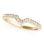 Prong Set Wedding Ring, in Yellow Gold - 50805