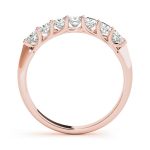 Prong Set Wedding Ring, in Rose Gold - 50807