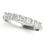 Prong Set Wedding Ring, in Platinum - 50807