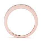 Prong Set Wedding Ring, in Rose Gold - 50809