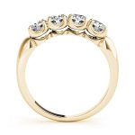 Prong Set Wedding Ring, in Yellow Gold - 80038