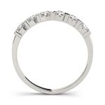 Bar Set Wedding Ring, in Platinum - 80073