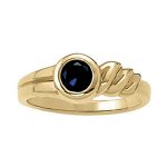 Color Round Fashion Ring, in Sterling Silver - 80083