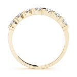 Bar Set Wedding Ring, in Yellow Gold - 80094