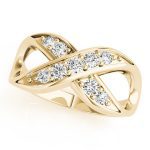 Diamond Fashion Ring, in Yellow Gold - 80152