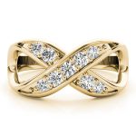 Diamond Fashion Ring, in Yellow Gold - 80152