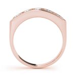 Channel Set Wedding Ring, in Rose Gold - 80171