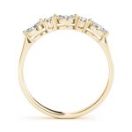 Fancy Shape Baguette Wedding Ring, in Yellow Gold - 80202