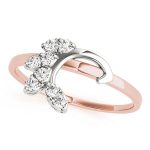 Wedding Band Wraps & Inserts, in Rose Gold - 80219