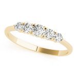 Prong Set Wedding Ring, in Yellow Gold - 80305