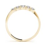 Prong Set Wedding Ring, in Yellow Gold - 80305