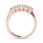 Prong Set Wedding Ring, in Rose Gold - 80322