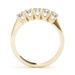 Prong Set Wedding Ring, in Yellow Gold - 80322