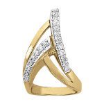 Diamond Fashion Ring, in Platinum - 80356