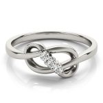 Diamond Fashion Ring, in White Gold - 80366