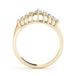 Fancy Shape Wedding Ring, Marquise Shape, in Yellow Gold - 80441