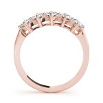 Prong Set Wedding Ring, in Rose Gold - 80513