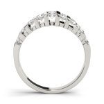 Bar Set Wedding Ring, in Sterling Silver - 80517