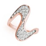 Diamond Fashion Ring, in Rose Gold - 80522