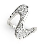 Diamond Fashion Ring, in White Gold - 80522