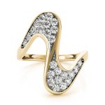 Diamond Fashion Ring, in Yellow Gold - 80522