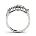 Fancy Shape Marquise Wedding Ring, in White Gold - 80588