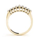 Fancy Shape Marquise Wedding Ring, in Yellow Gold - 80588