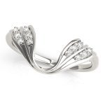 Wedding Band Wraps & Inserts, in White Gold - 80616