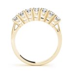 Prong Set Wedding Ring, in Yellow Gold - 80758