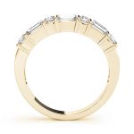 Fancy Shape Baguette Wedding Ring, in Yellow Gold - 80761