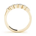 Bezel Set Wedding Ring, in Yellow Gold - 80762