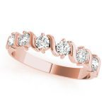 Wedding S Band, in Rose Gold - 80975