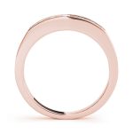 Channel Set Wedding Ring, in Rose Gold - 81022