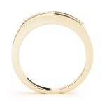 Channel Set Wedding Ring, in Yellow Gold - 81022