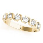 Wedding S Band, in Yellow Gold - 81053