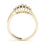 Fancy Shape Wedding Ring, Marquise Shape, in Yellow Gold - 81213