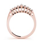 Fancy Shape Wedding Ring, Marquise Shape, in Rose Gold - 81332