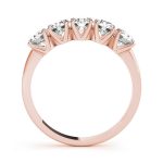 Prong Set Wedding Ring, in Rose Gold - 81353