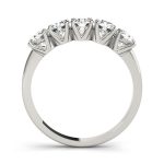 Prong Set Wedding Ring, in Sterling Silver - 81353