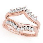 Wedding Band Wraps & Inserts, in Rose Gold - 81407