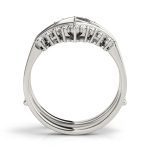 Wedding Band Wraps & Inserts, in White Gold - 81407