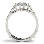 Wedding Band Wraps & Inserts, in White Gold - 81413