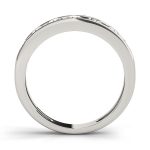 Channel Set Wedding Ring, in Sterling Silver - 81457