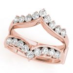 Wedding Band Wraps & Inserts, in Rose Gold - 81460