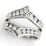 Wedding Band Wraps & Inserts, in Platinum - 81463