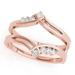 Wedding Band Wraps & Inserts, in Rose Gold - 81464