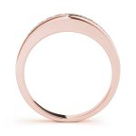 Channel Set Wedding Ring, in Rose Gold - 81466