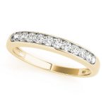 Channel Set Wedding Ring, in Yellow Gold - 81548