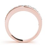 Channel Set Wedding Ring, in Rose Gold - 81557